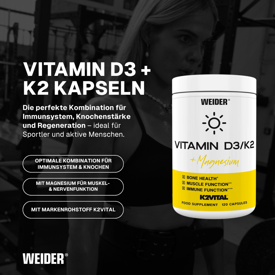 Capsule di vitamina D3/K2