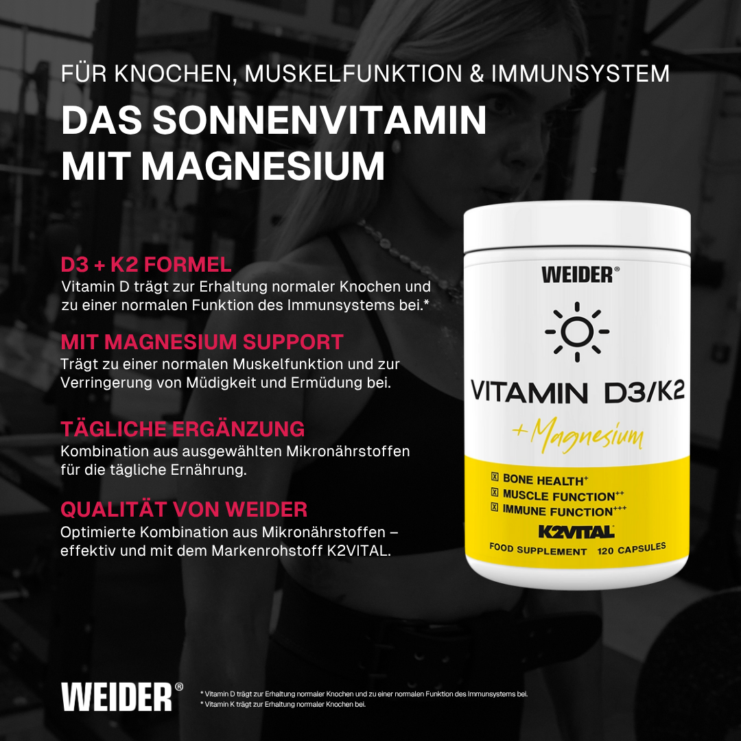 Capsule di vitamina D3/K2